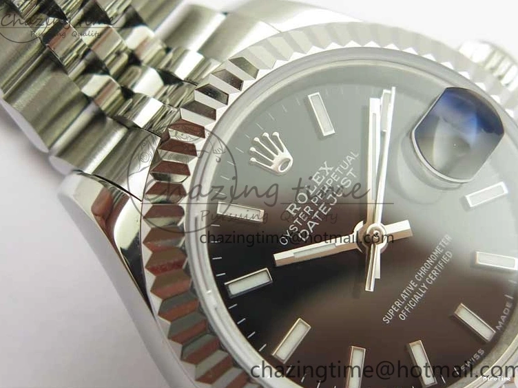 MiroTime 0301 HighPerformance Datejust 28mm 279174 SS BP Maker Best Edition Black Dial on SS Jubilee Bracelet ETA 2598